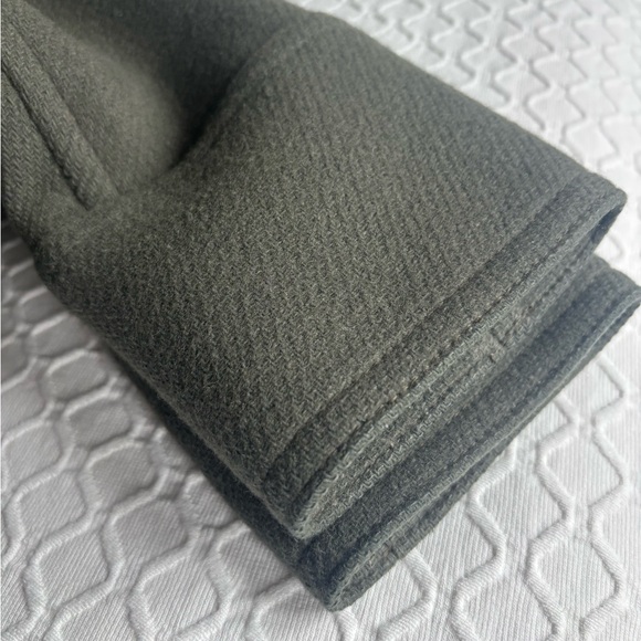 J. Crew Tailored Double Breasted Women Wool Coat in Green / Grey Color Size 4 - Picture 9 of 15